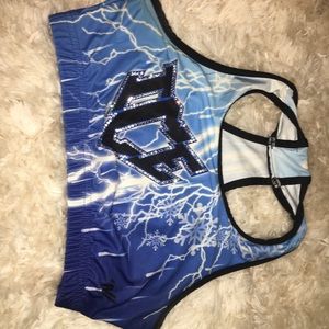 ICE Allstars cheerleading sports bra